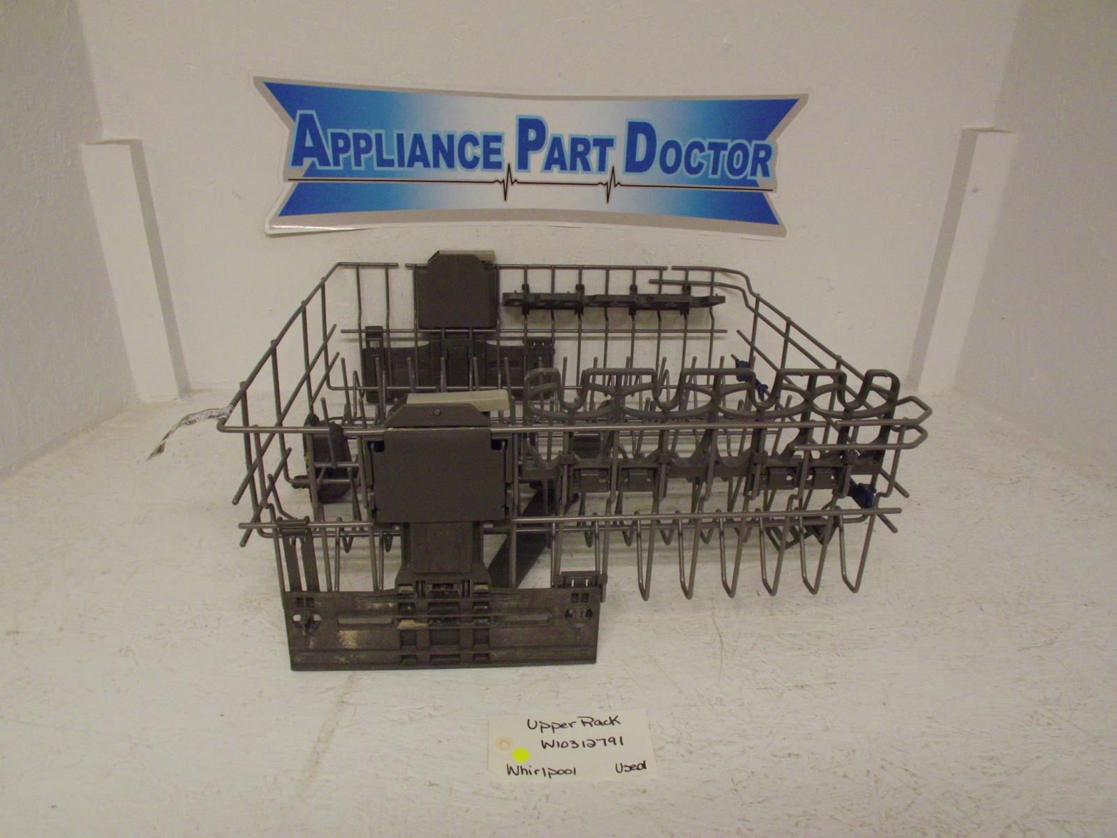 Whirlpool Dishwasher W10312791 Upper Rack Used Whirlpool Dishwasher W10312791 Upper Rack Used